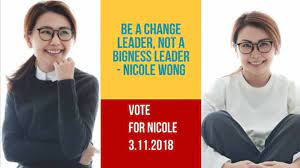 Wong gained 136 votes, beating her rival ng kiam nam who got 82 votes. Nicole Wong Sets Her Eyes On Male Dominated Mca Youth Video Dailymotion