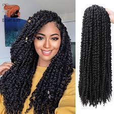 Passion twists (aka spring twists) are trending right now. Elegant Muses Pre Twisted Passion Twist Hair 18inches Long Ombre Crochet Hair Synthetic Pre Looped Fluffy Twists Braiding Hair Aliexpress