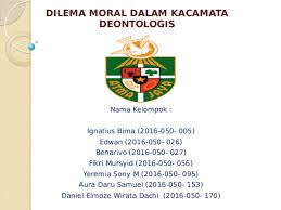 Untuk menilai dan melihat kondisi perkembangan moral individu, kohlberg menggunakan konsep dilema moral. Ppt Dilema Moral Dalam Kacamata Deontologis Ignatius Bima Academia Edu