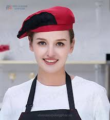 Mũ Nồi Beret Phục Vụ Màu Đỏ