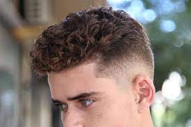 The distinguishing feature of the fringe hairstyle is the longer hair at the front of the head, which forms a waves on your forehead. Pin On Curly Hairstyles For Men