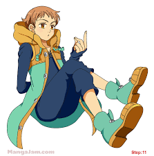 Drawing tutorial animation line art drawing sketches how to draw hair drawing hair tutorial art tutorials drawing people sketches. How To Draw King From Nanatsu No Taizai Mangajam Com