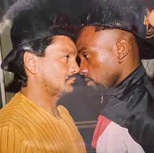 Roberto Duran w/ Michael Spinks