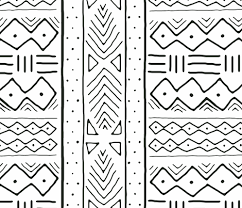 Black And White African Print Png Colorful Fabrics Digitally Printed By Spoonflower Mudcloth In Black On White Mud Cloth Fabric Changing Pad Cover