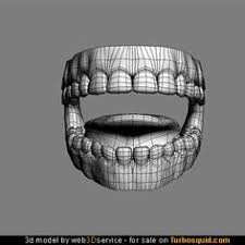 Mouth Interior 3d Model Character Modeling 3d Modeling Tutorial 3d Face Model