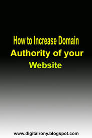 How To Increase Domain Authority Author Domain Machine Learning Models