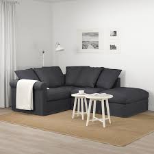 Gronlid Ecksofa 3 Sitzig Ohne Abschluss Sporda Dunkelgrau Ikea Osterreich Ecksofa Wohnzimmer Sofa Sofa
