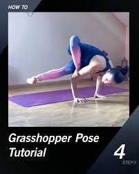 Grasshopper Pose Tutorial In 2020 Yoga Poses Advanced Grasshopper Pose Advanced Yoga