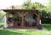 Covered Outdoor Kitchen With Pizza Oven