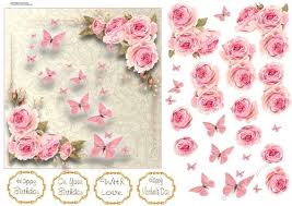 Black Background With Rose In Middle Painted Flowers Flower Painting Beautiful Pink Roses Card Patterns