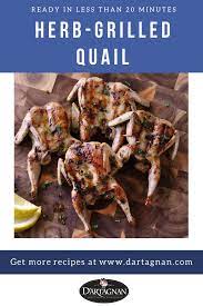 Herb Lemon Grilled Quail Recipe D Artagnan Quail Recipes Grilled Quail Recipes Bbq Quail Recipes
