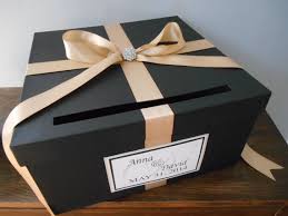 Black And Gold Card Box Pin By Cathy360 On Gift Box In 2020 Card Box Wedding Champagne Wedding Card Box Wedding Cards