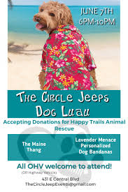 Maybe you would like to learn more about one of these? Dog Luau For Happy Trails Animal Rescue Orlando Fl Jun 7 2021 6 00 Pm