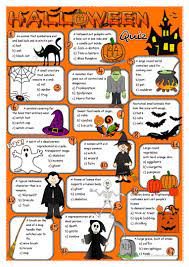 Frankenstein's monster is all up in your pop culture, fighting werewolves and letting you know what he thinks about fire (it's bad). Halloween Quiz English Esl Worksheets For Distance Learning And Physical Classrooms