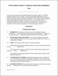 Posts related to texas series llc operating agreement form. 9 Texas Llc Operating Agreement Template Ideas Agreement Limited Liability Company Templates