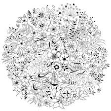 Flowers Coloring Page Mandala Coloring Pages Garden Coloring Pages Mandala Coloring