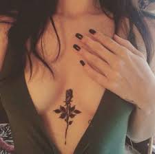 40 Trendy Tattoo Girl Chest Middle Tattoos For Women Neck Tattoo Trendy Tattoos