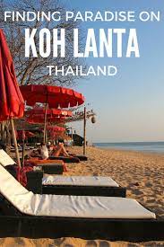 Spoiling Myself In Paradise Or What I Did On Koh Lanta Koh Lanta Thailand Travel Best Places To Travel