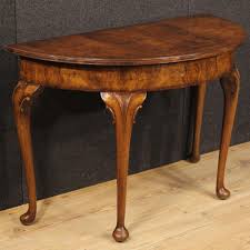 Consul In English Of The Twentieth Century Crescent Half Moon Console Table Table Antique Table