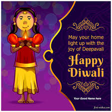 Make this diwali more awesome by writing your name on beautiful diwali greetings cards. Diwali Greeting Card Making App For Friends