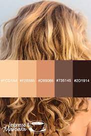 Blonde Color Palette Palette Hair Color Skin Color Palette Blonde Hair Palette