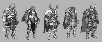 Artstation Berserker Thief Armor Concept Sketch
