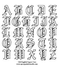 Calligraphy Roman Hollow Lettering Alphabet Tattoo Lettering Alphabet Tattoo Lettering