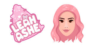 Leah ashe is so cute in this outfit !!! Leah Ashe And Logo Cursor Custom Cursor