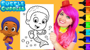 It was please post any fanart you have on your profile, in a forum post, or in a blog post. Coloring Bubble Guppies Goby Coloring Page Prismacolor Paint Markers Kimmi The Clown Youtube