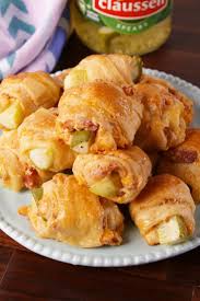 Pickles In A Blanket Recipe Crescent Recipes Recipes Appetizer Recipes