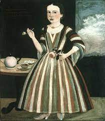 18c American Women 18c American Women 1730s Art American Painting American Folk Art