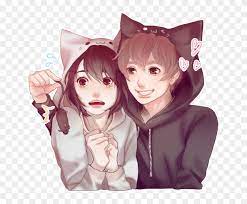 Image of hoodies to die young kanji logo anime manga girls sweatshirt. Image Anime Girl With Cat Hoodie Clipart 3703855 Pikpng