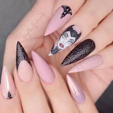Being bad has never looked so good! Disney Nails Inspiration For Cure Nail Art Naildesignsjournal Com