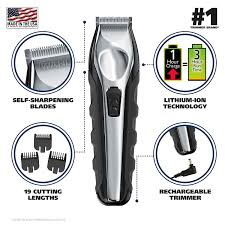 4.5 out of 5 stars. Buy Wahl Lithium Ion Total Beard Trimmer Facial Hair Clippers With 13 Guide Combs For Easy Trimming Detailing Grooming Model 9888 Online In Vietnam B017j17z3w