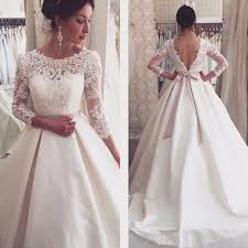 Maybe you would like to learn more about one of these? Langarm Spitze Brautkleider Backless Satin A Linie Brautkleider Braut Hochzeitskleid Robe De Mariage 2016 Robe De Mariage 2016 Robe De Mariagewedding Gown Bridal Aliexpress