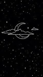 Black And White Night Sky Background Imagem Relacionada Black Aesthetic Wallpaper Cute Black Wallpaper Galaxy Wallpaper