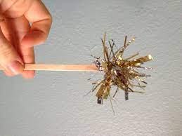diy tinsel drink stir stick 治療