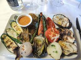 Graellada de verdures al romesco. Graellada De Verduras Picture Of Restaurant Fussimanya Tavernoles Tripadvisor