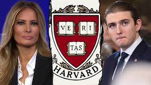 Melania Trump Denies Barron Harvard Rejection Rumors Amid Funding Dispute