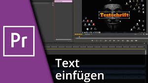 View our latest collection of adobe premiere pro cc logo vector png images with transparant background, which you can use in your poster, flyer design, or presentation powerpoint. Adobe Premiere Text Einfugen Schrift Einfugen Tutorial Deutsch Hd Youtube