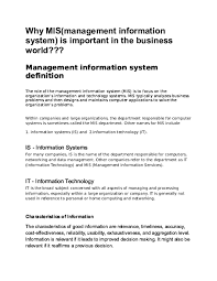 Impact of mobile computing in the area of data management. Doc Why Mis Management Information System Is Important In The Business World Management Information System Definition Mahabub Rahman Academia Edu