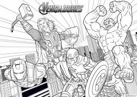 Dibujos Vengadores Para Colorear