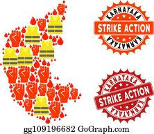 Affordable and search from millions of royalty free images, photos and vectors. Vector Stock Karnataka Map Stock Clip Art Gg107756628 Gograph