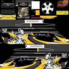 Selain untuk menghilangkan rasa jenuh. Skin Shiva Bus Livery Novocom Top