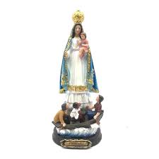 Nossa senhora dos navegantes é um título dado a mãe de jesus, maria. Imagem Nossa Senhora Dos Navegantes Resina 20 Cm