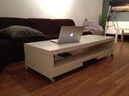 Suitable for modern side coffee table in the living room, very suitable for conversation and leisure occasions in the living room, coffee table, sofa table for living room and office, white. Modern Lack Side Coffee Table White Tv Stand Laptop Ikea Living Room Home Garden Furniture Home Garden