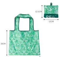 Wholesale OEM/ODM Recycle Pet Fabric Polyester Reusable Shopping Folding Bag