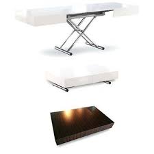 You can have all your needs responded if you get a coffee table that converts to dining table. Aesthetic Convertible Coffee Dining Table