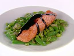 Balsamic Glazed Salmon Recipe Salmon Glaze Recipes Food Network Recipes Salmon Recipes