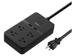 Find 240v surge protector manufacturers from china. Orico Advanced Power Strip With Usb Smart 4 Outlet Surge Protector With 2port Usb Charger 4 9ft Power Cord 1875w 100 240v For Office Travel Tv Computer Phone Transformers Power Bank Black Surge Protectors